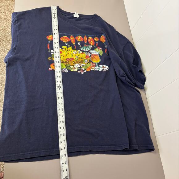 Vintage Jimmy Buffett The Year Of Still Here T Shirt Size 2XL XXL 2008 Blue Band - Picture 9 of 9